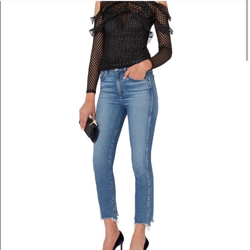 ✨NWOT✨ Self-Portrait Ruffled “Cold Shoulder” Top - Picture 2 of 4